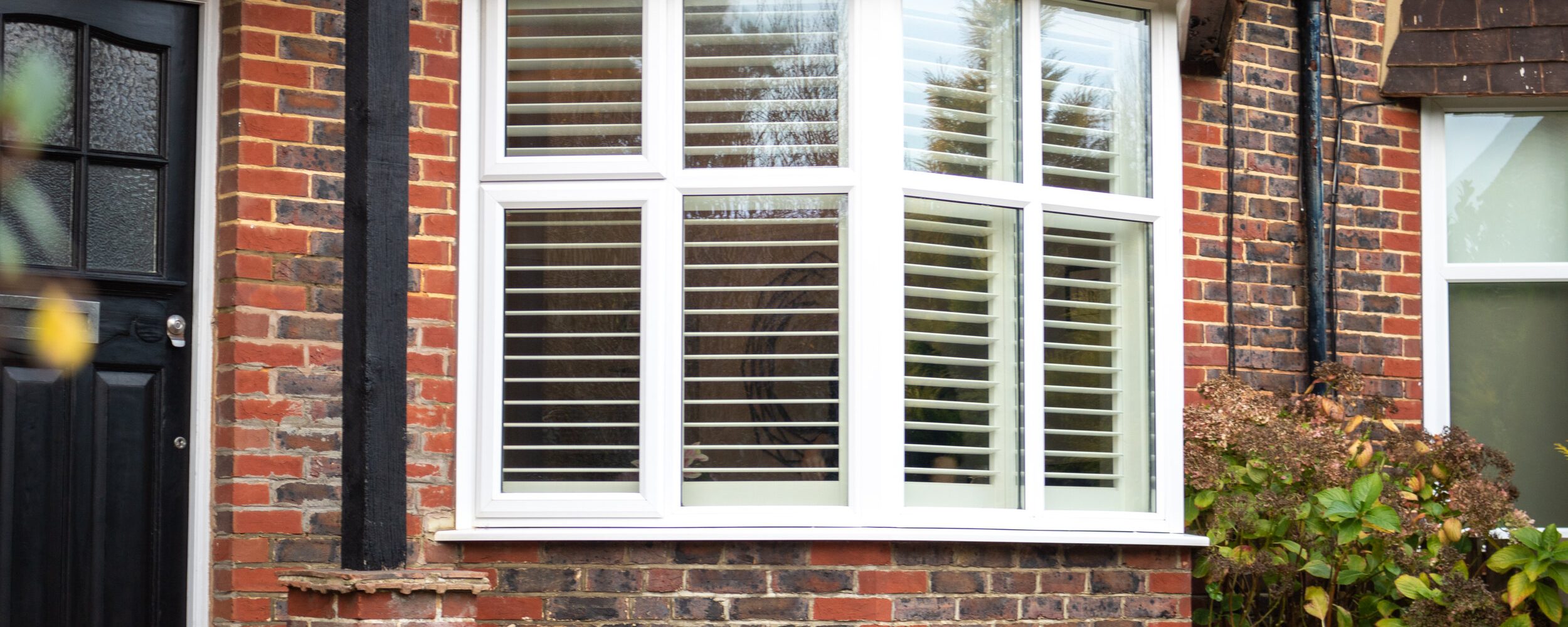 Full-Height Shutter Blinds for Wooden Windows in Brighton