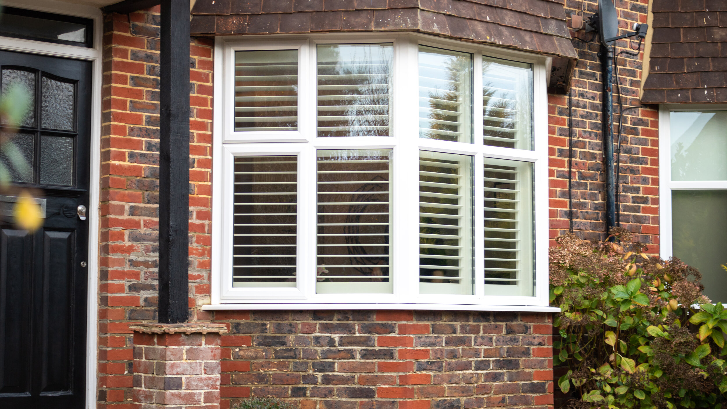 Full-Height Shutter Blinds for Wooden Windows in Brighton