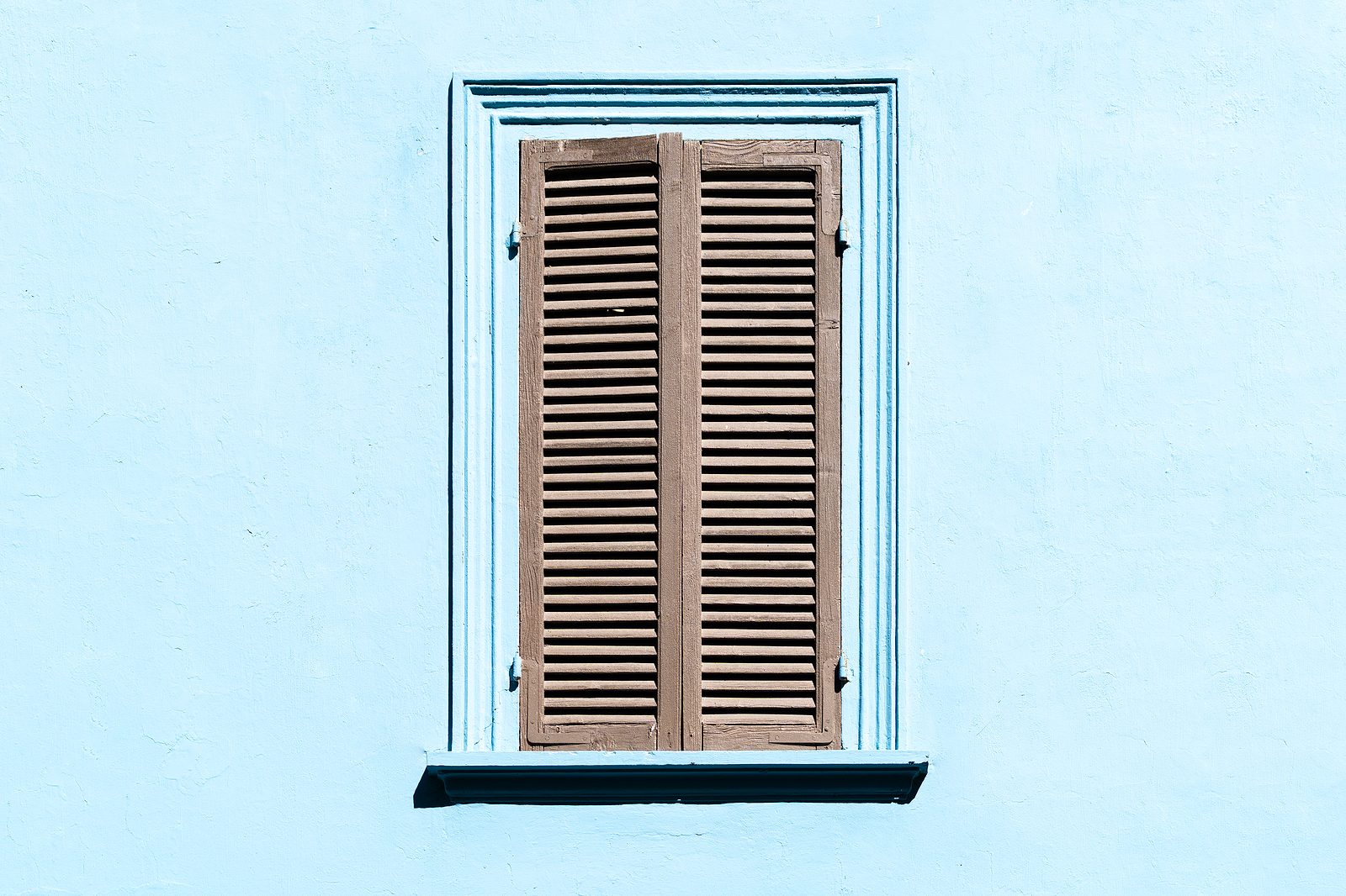 solid wood shutters - Gray shutters on the window