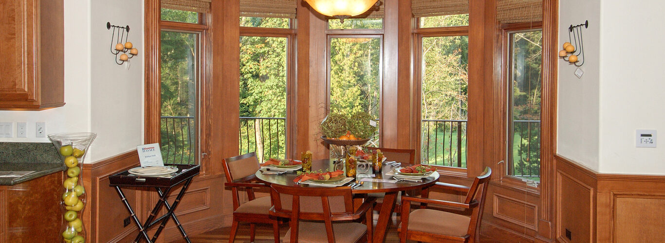 window shutters Brighton - nook with bay window